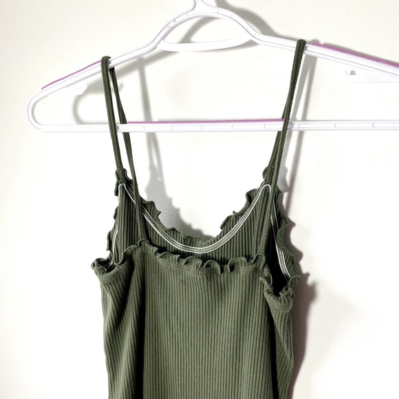Green Strap Dress made from recycled materials - Picture 5 of 7